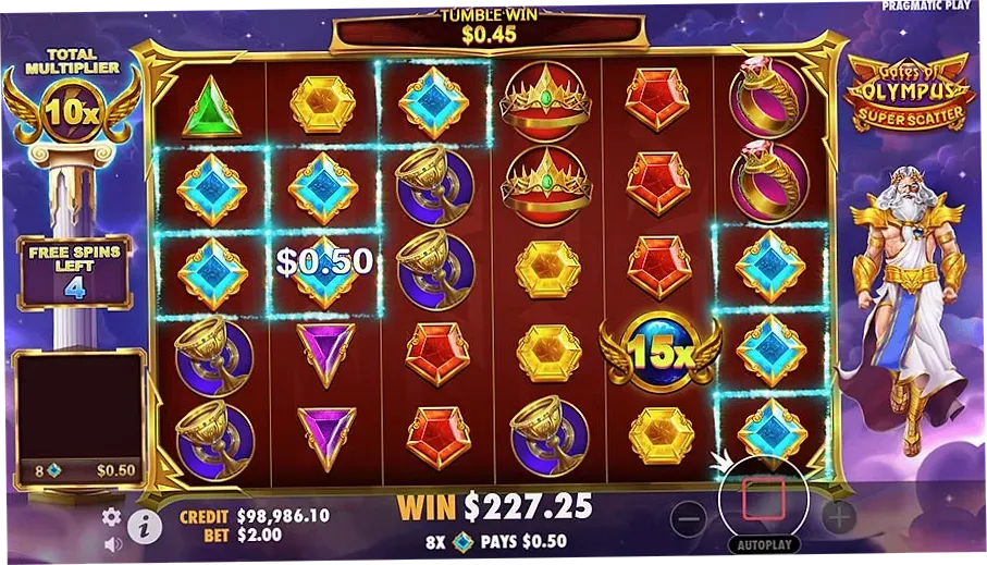 Gates of Olympus Super Scatter Features