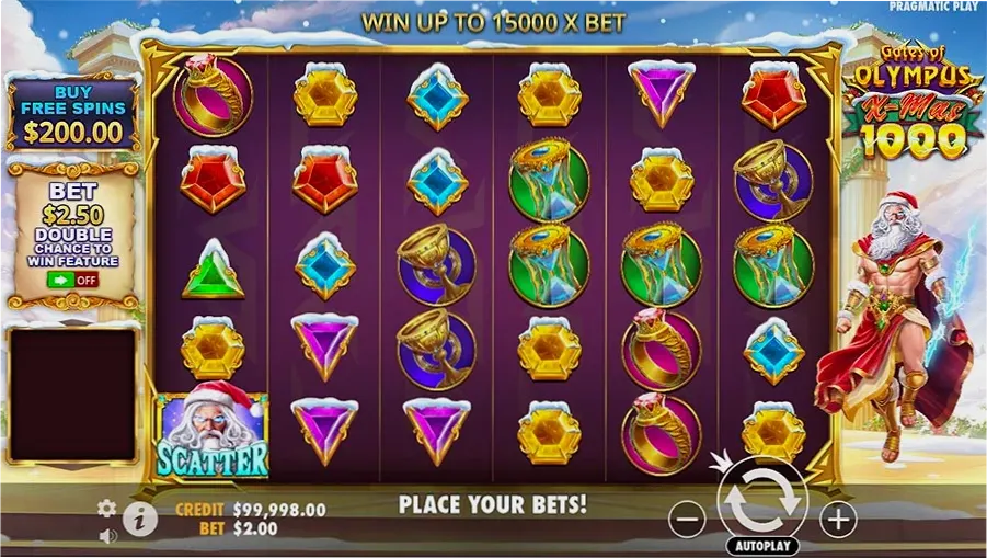 Gates of Olympus Xmas 1000 Slot