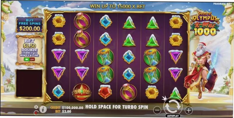 Gates of Olympus Xmas 1000 Screen