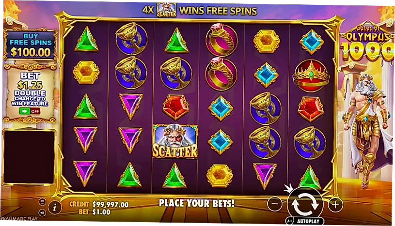 Gates of Olympus 1000 Grid